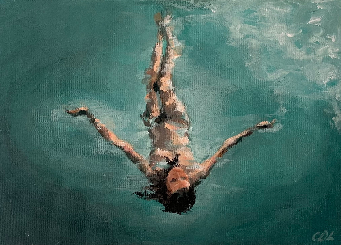 Skinny Dipping 1 by Colleen Larsen