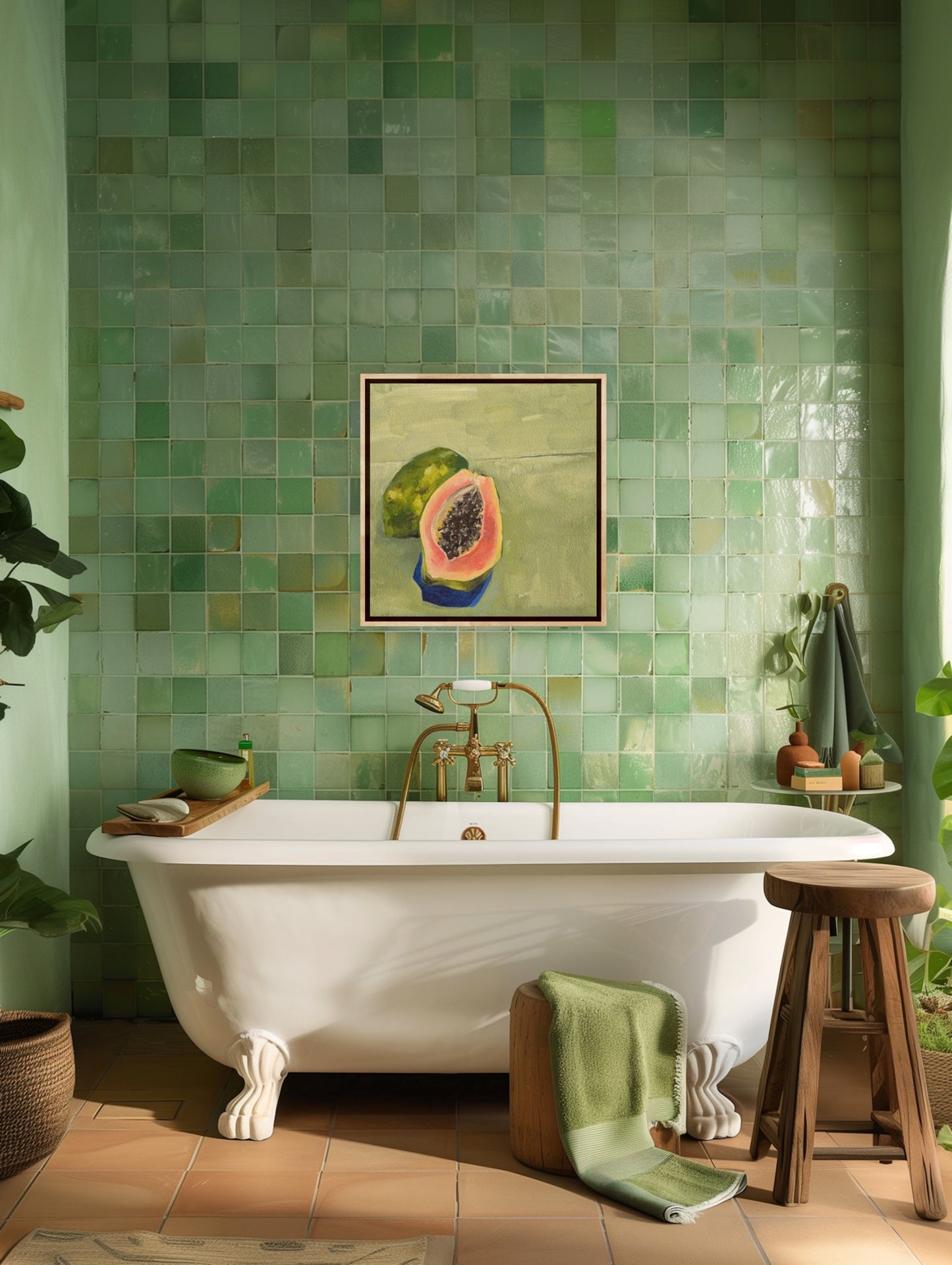 Still Life Papaya - Fine Art Print