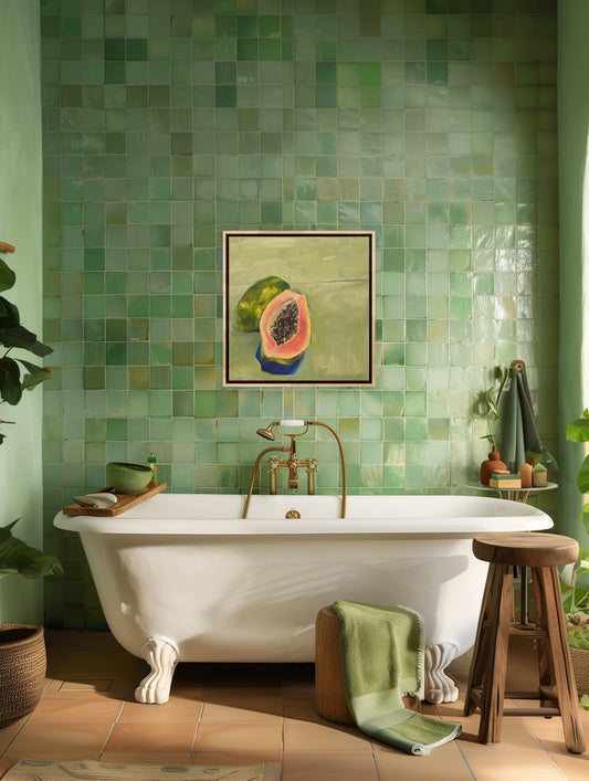 Still Life Papaya - Fine Art Print