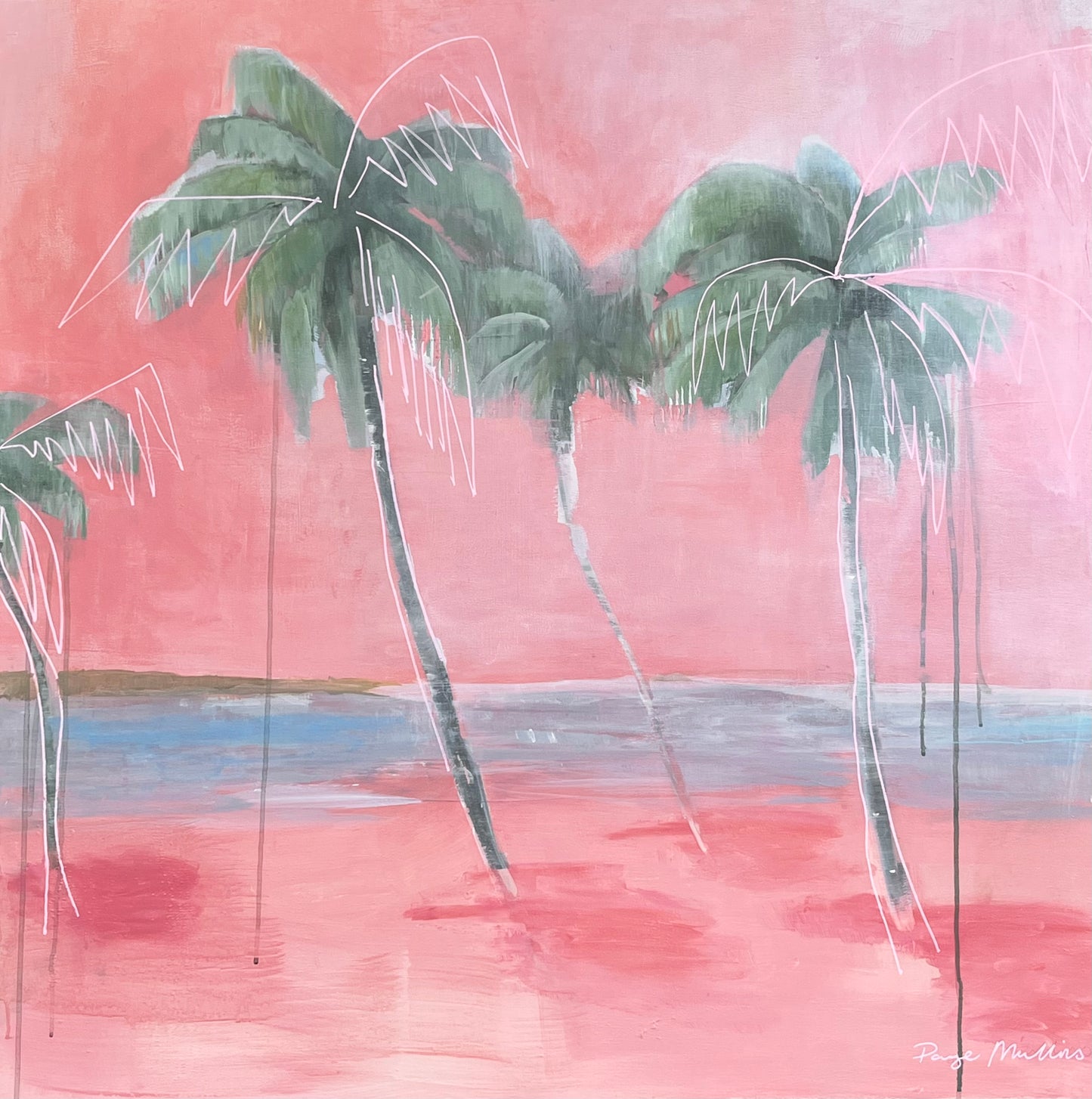 Palms at Sunset II