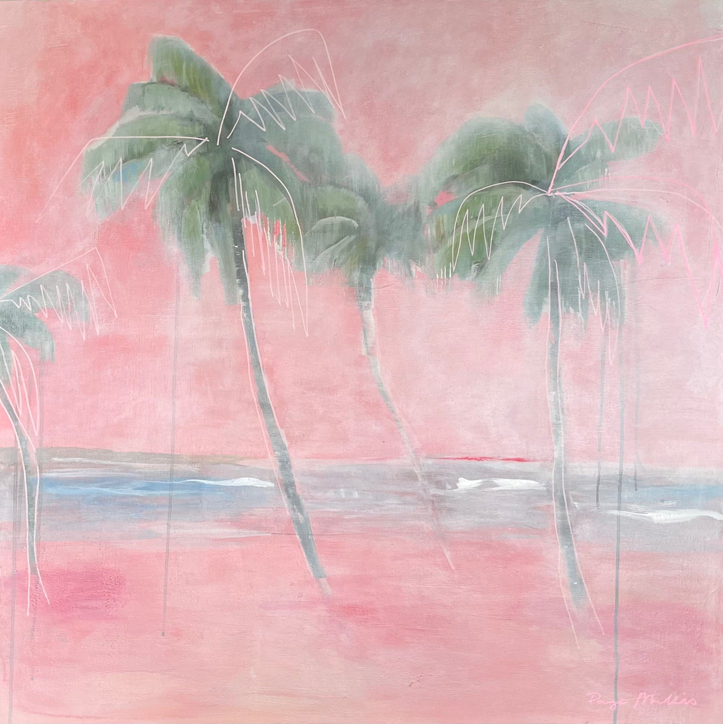 Pink Palms II