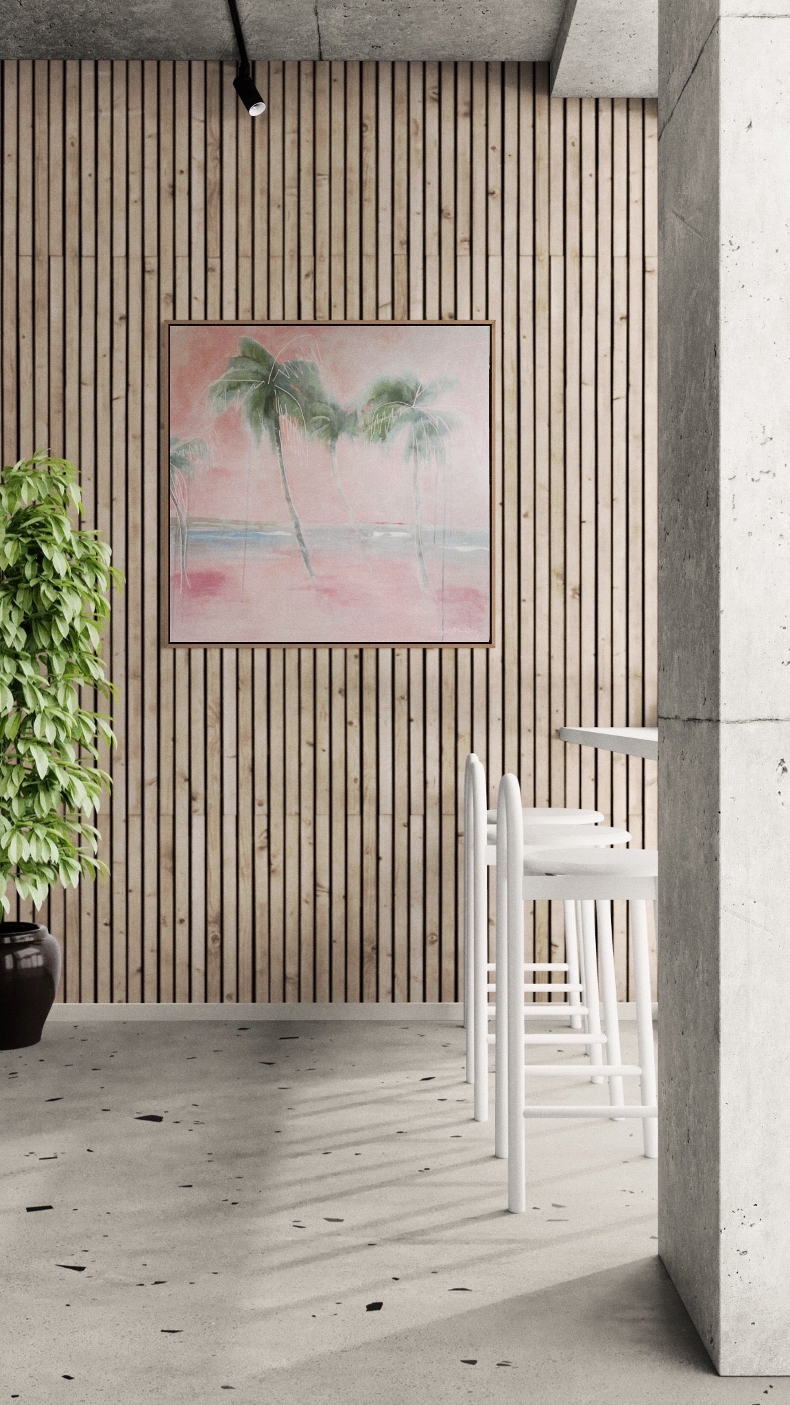 Pink Palms II